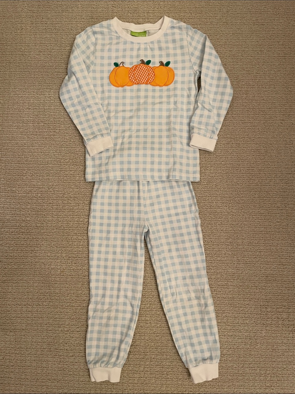 Classic Whimsy pumpkin pajama set, size 5